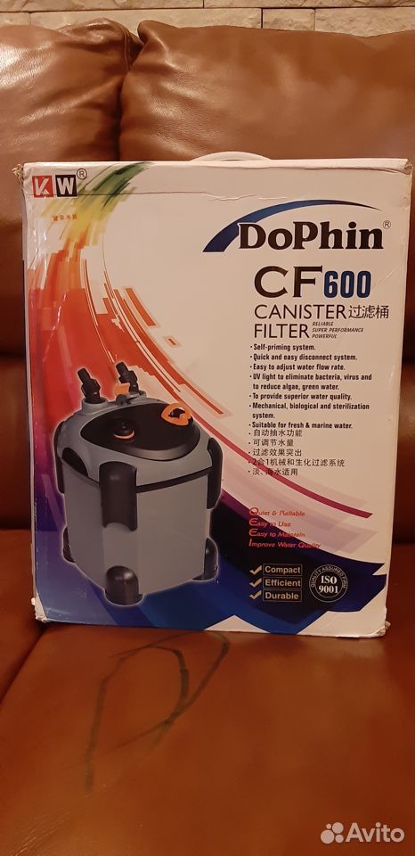 Внешний фильтр Dophin CF600 новый, 650 л/час