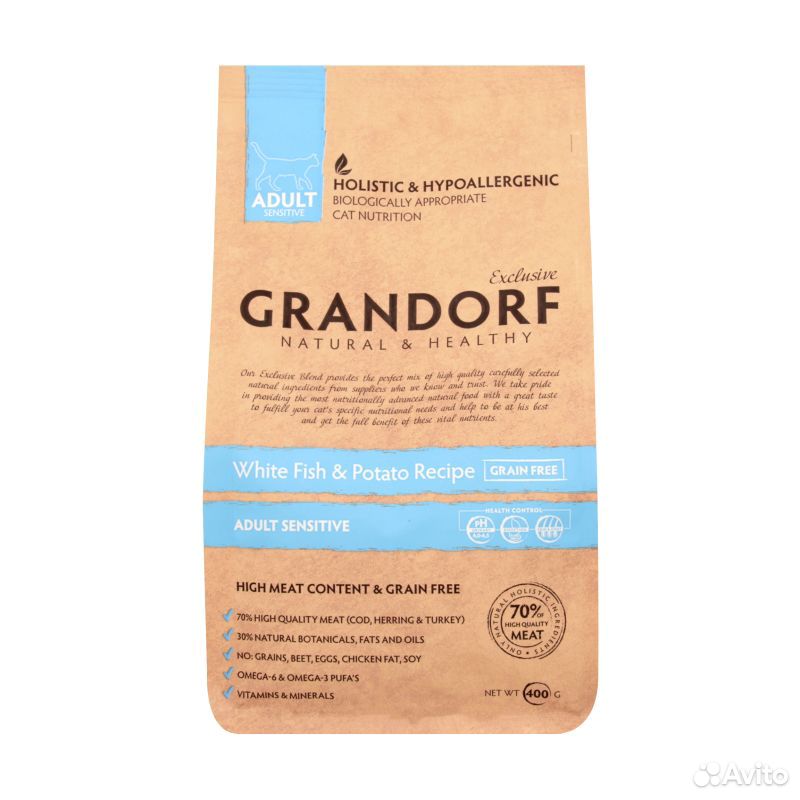 Grandorf white fish. Грандорф Кэт 400г. Grandorf 34 Cat Indoor 400г (белая рыба с бурым рисом). Grandorf White Fish&Turkey Skin&Care 2кг для кошек белая рыба с индейкой. Grandorf корм д/к 2кг Indoor White Fish белая рыба с бататом.