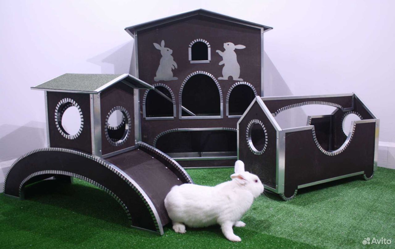 Лазелка для декоративных кроликов "замок" купить на Зозу.ру - фотография № 2