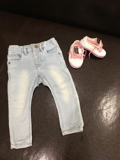 Комплект джинсы и кеды для девочки
