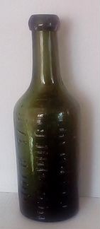 Бутылка 1828-1843 гг. минералка Москва Р. Германъ