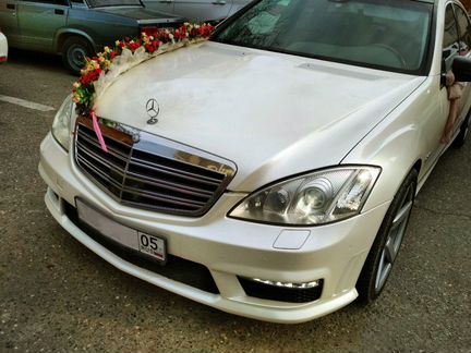Свадебный Mercedes S-Klass 221