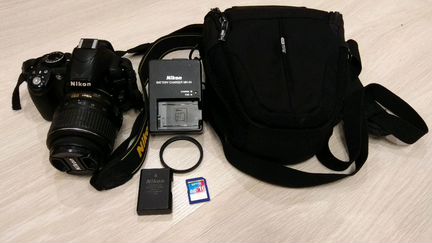 Nikon d3100 с объективом 18-55