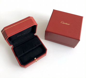 Cartier коробка футляр шкатулка под серьги Картье