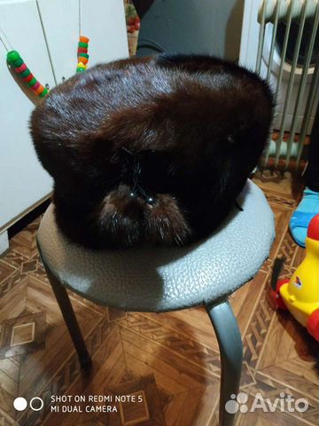 Шапка норковая женская