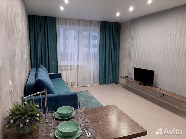 

1-к. квартира, 34 м², 2 кровати