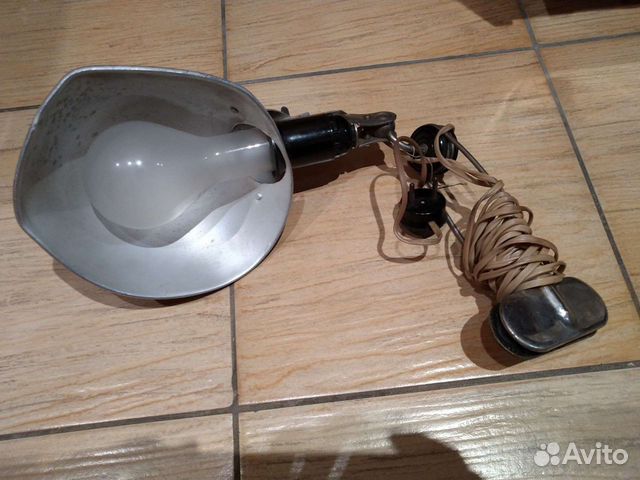 Лампа СССР переносная