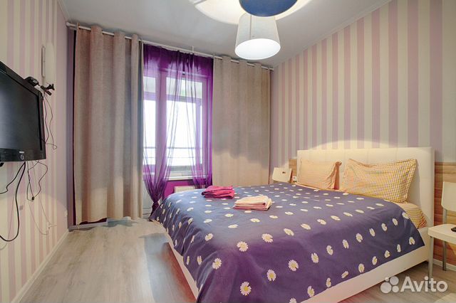 

1-к. квартира, 47 м², 2 кровати