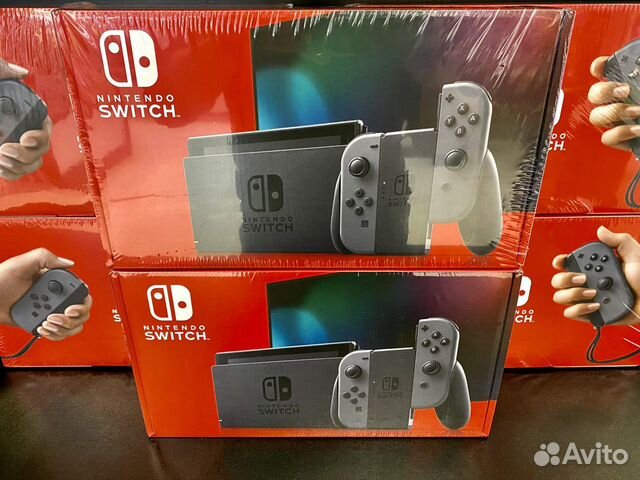 Nintendo Switch Обновленная (PCT) (серая)