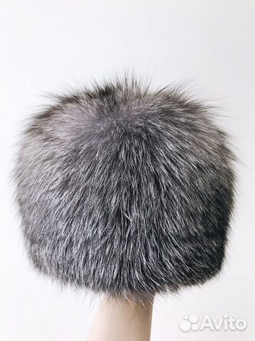Шапка меховая цельный мех песец