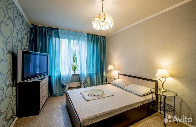 

1-к. квартира, 40 м², 2 кровати
