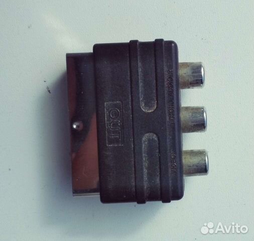 Адаптер Scart -3 RCA