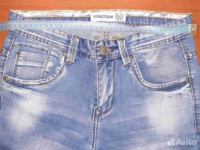 Шорты джинсовые мужские (подростковые), р. 27-28