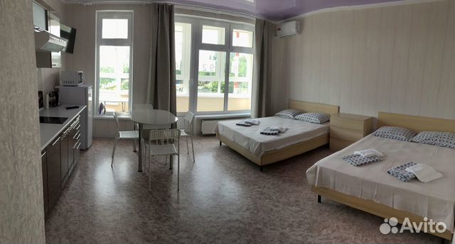 

Квартира-студия, 33 м², 2 кровати