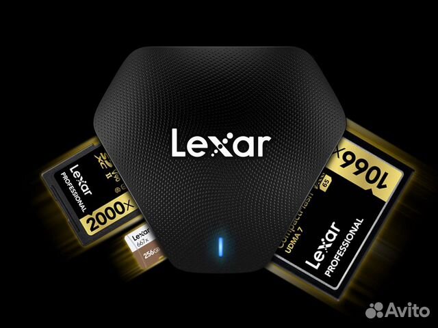 Картридер Lexar Professional Multi-Card 3-in-1