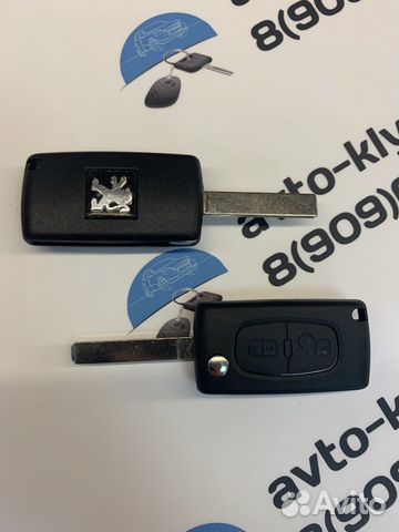 Корпус ключа Пежо 207, 307, 407, 308 (Peugeot)