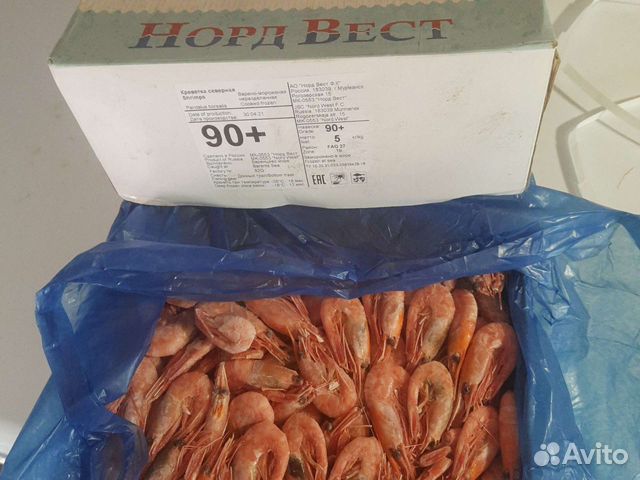 Креветки 90+ норд-вест
