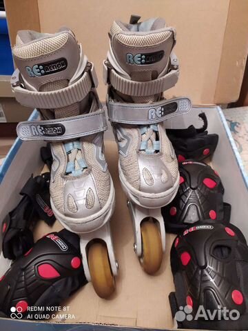 Роликовые коньки детские раздвижные