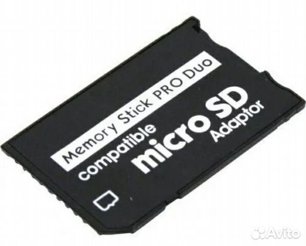 Адаптер для PSP микросд в карту мемори стик про2