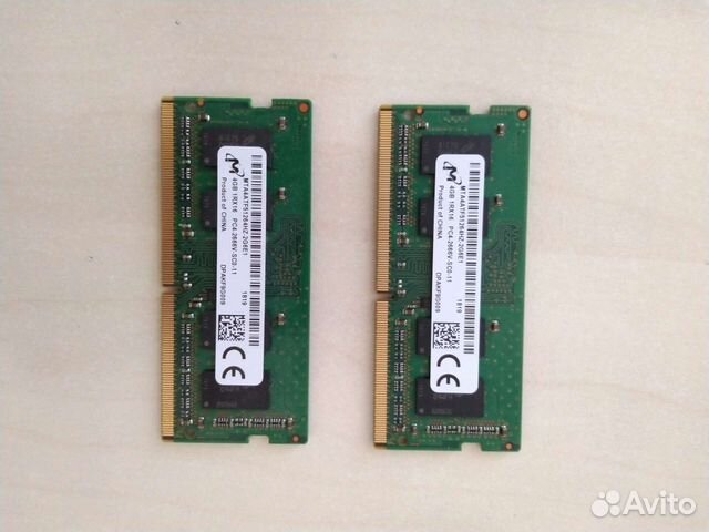 DDR4 8Gb (4+4) для ноутбука