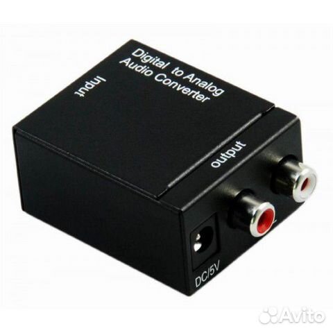 Конвертер звука оптика/коаксиал в аналог