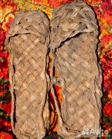 Лапти лыковые оригинал 20 век