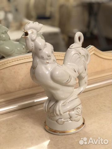 Отборный большой Штоф графин «петух Петушок» стара