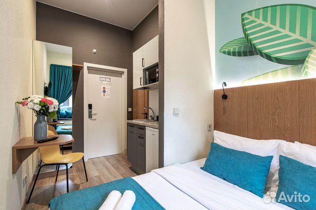 

Квартира-студия, 14 м², 1 кровать