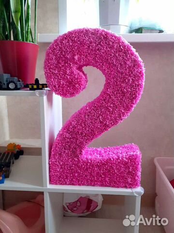 Цифра 1,2,3 на день рождения(на заказ)