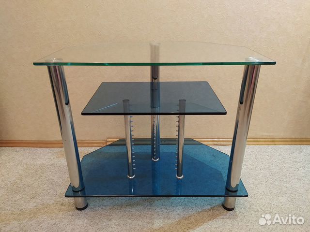 Тумба стеклянная для TV, PlayStation, Xbox