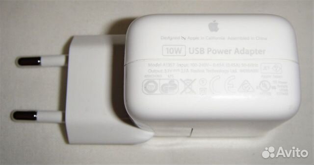 Новый Оригинал Адаптер питания Apple USB 10W