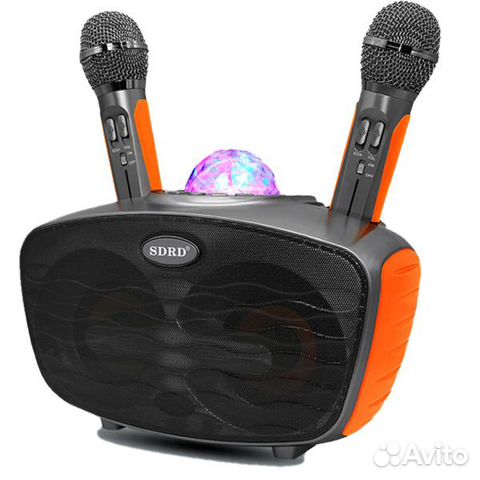 Колонка караоке с 2 микрофонами sdrd SD-315