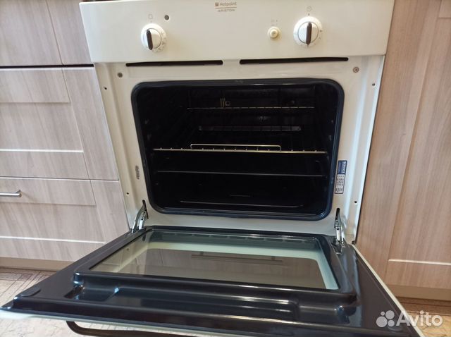 Газовый духовой шкаф Hotpoint Ariston, бежевый