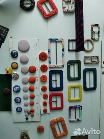 Установка кнопок, обтяжка пуговиц и пряжек