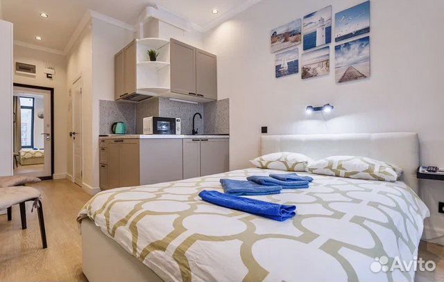 

1-к. квартира, 18,5 м², 1 кровать