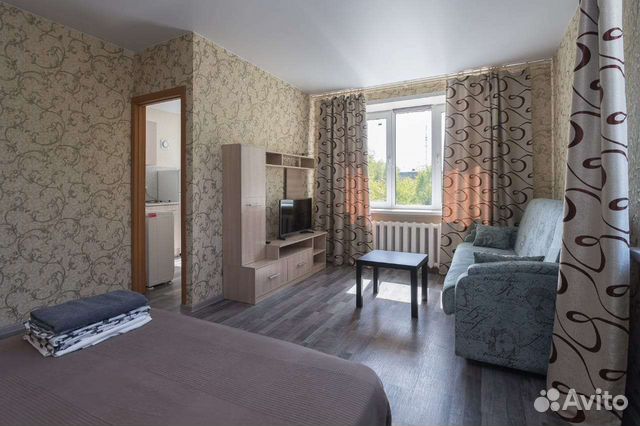 

1-к. квартира, 37 м², 2 кровати