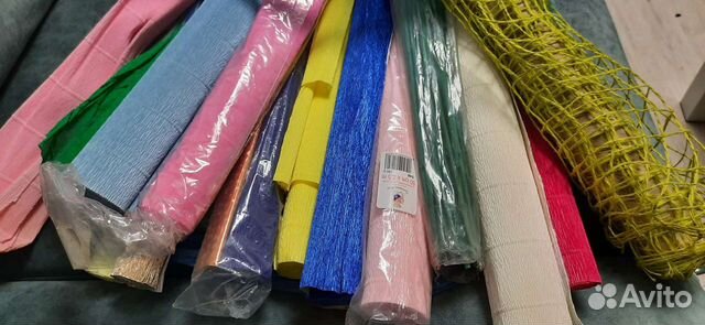 Гофрированная бумага пакетом