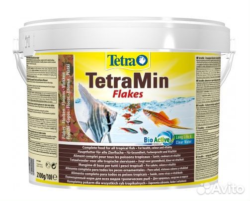 Корм для рыбы Tetra Min хлопья 10л ведро