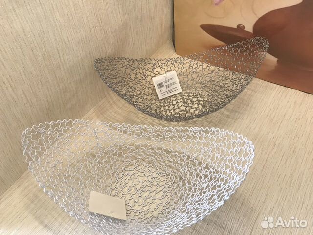 Ваза для фруктов металл