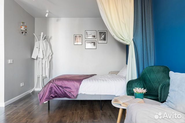 

1-к. квартира, 36 м², 2 кровати