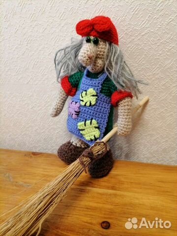 Интерьерная кукла ручной работы, вязаная игрушка р