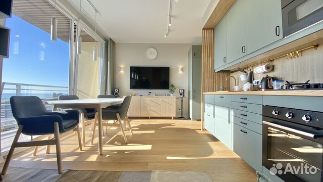 

1-к. квартира в апарт-отеле, 42 м², 2 кровати