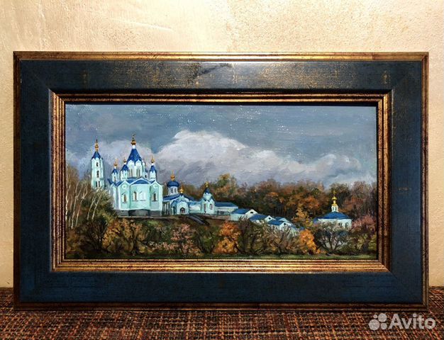 Пейзаж курская Коренная пустынь холст/масло