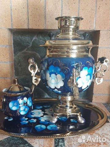 Самовар электрический расписной