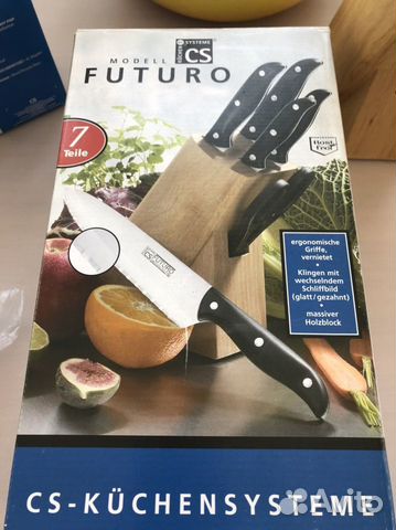 Набор кухонных ножей с подставкой Германия