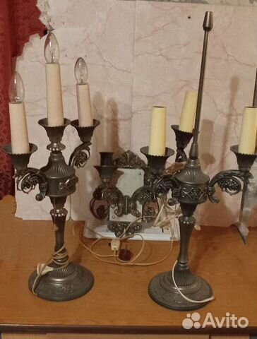 Ретро эл.канделябры,бра зик