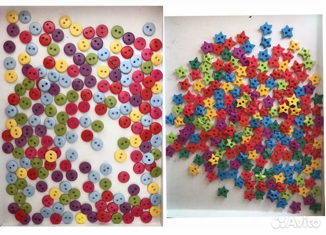 Пуговицы новые для рукоделия и шитья