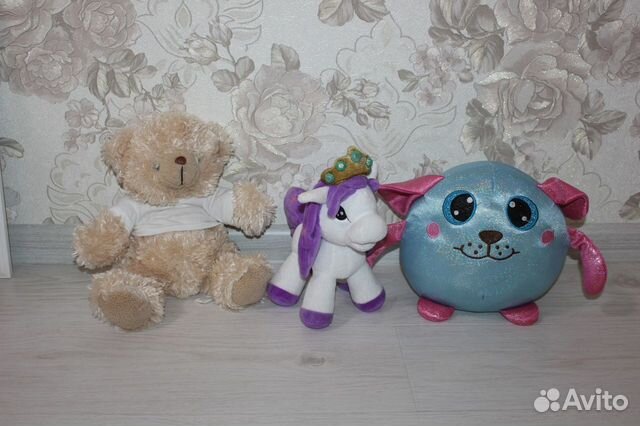 Мягкие игрушки новые, пони