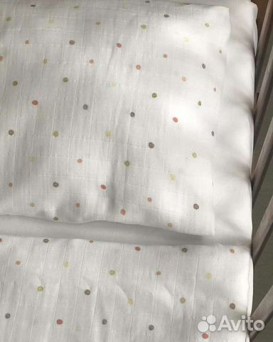 Комплект детского постельного белья из муслина