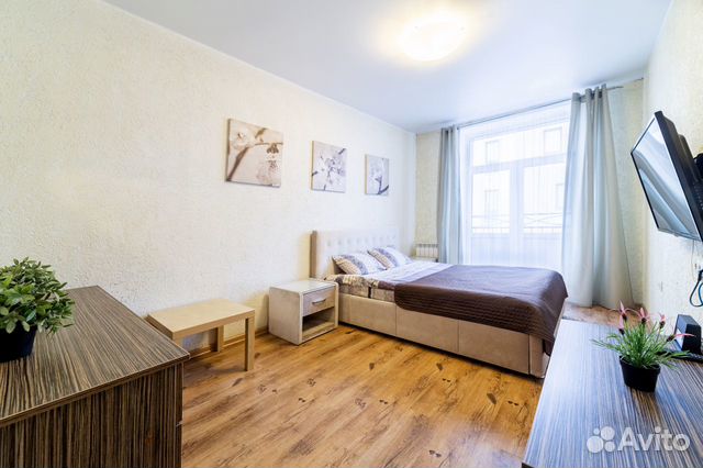 

1-к. квартира, 40 м², 2 кровати